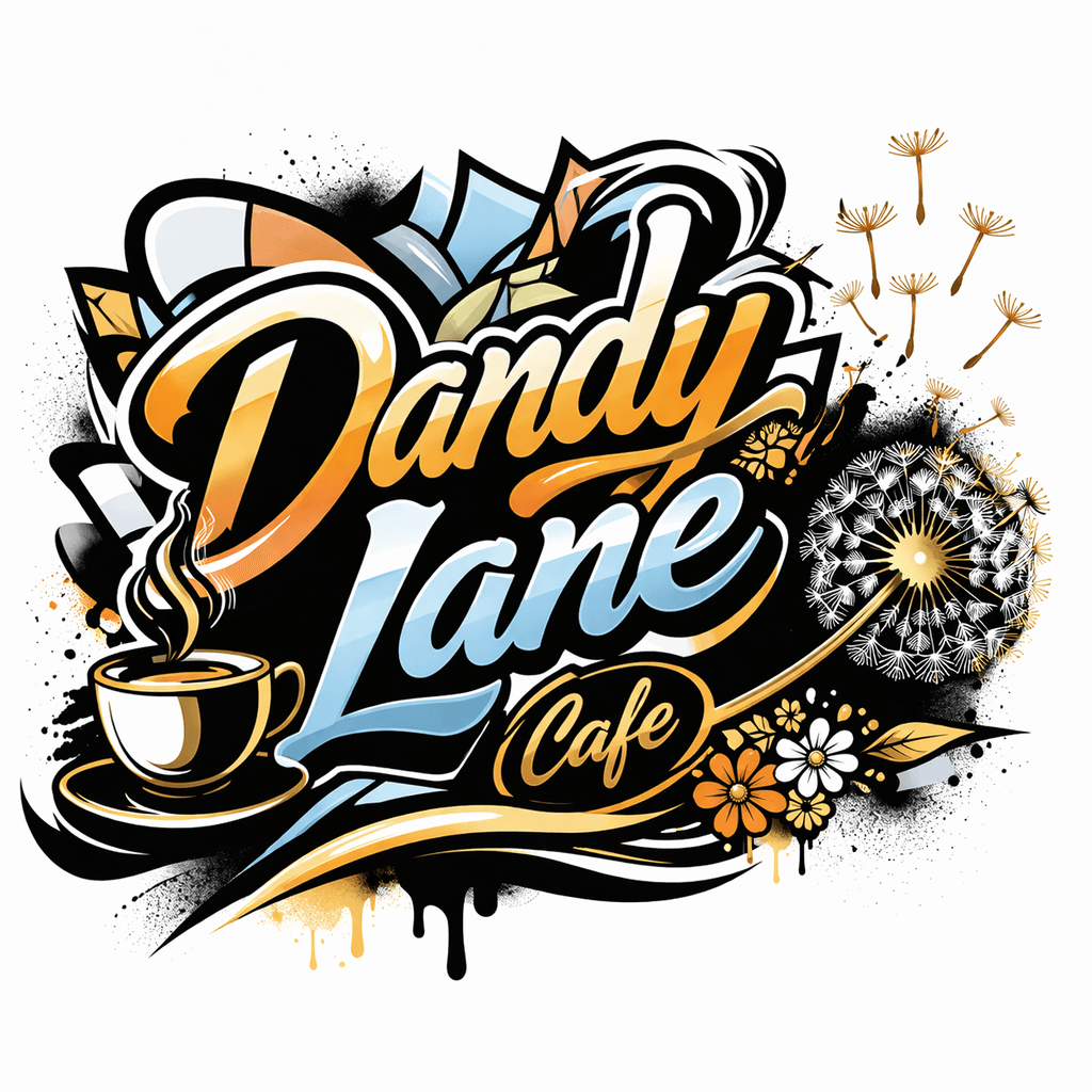 Dandy Lane Cafe logo concept inspired by street art